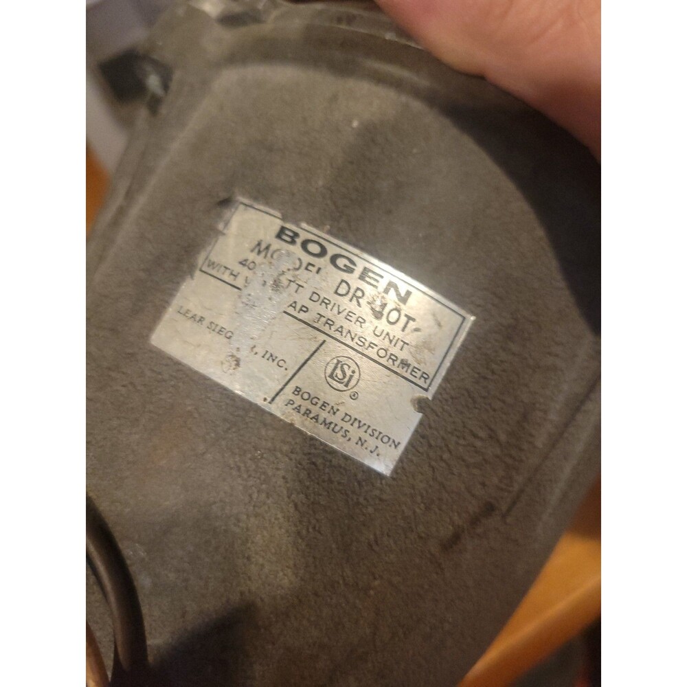 Vintage Bogen Driver DR-40T - Picture 3 of 9